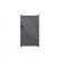 Brest Aluminum Garden Gate 39in Opening - Height 67in - Gray