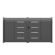 Lorient Aluminum Gate Gray, 3.00m or 3.50m Wide, 1.70m High