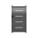 Aluminum Garden Gate Lorient 1m00 Opening - Height 1m70 - Gray