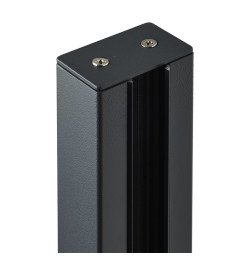 Half Wall Starter Post for Flex Aluminum Fence