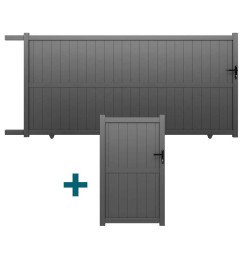 Sliding Gate and Pedestrian Gate Pack Nice