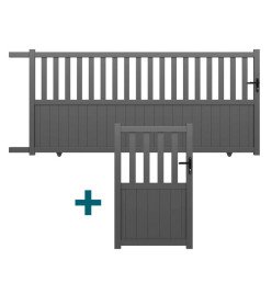 Valence Sliding Gate and Pedestrian Gate Pack