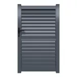 Arles Aluminum Louvered Garden Gate 39in x 67in RAL 7016