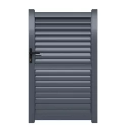 Arles Aluminum Louvered Garden Gate 39in x 67in RAL 7016