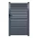 Arles Aluminum Louvered Garden Gate 39in x 67in RAL 7016 Gray