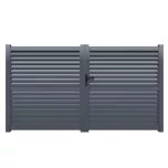 Arles Aluminum Louvered Gate 3m or 3.5m Wide - 1.7m High