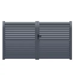 Arles Aluminum Louvered Gate 3m or 3.5m Wide - 1.7m High