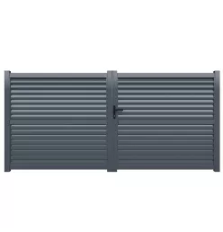Arles Aluminum Louvered Gate 3m or 3.5m Wide - 1.7m High