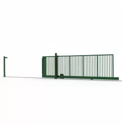 Portail coulissant rail : facile à installer et adapté aux résidences