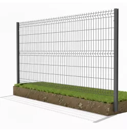 Pro+ Rigid Mesh Fence Kit for Setting in Concrete (Ø 5/5mm)
