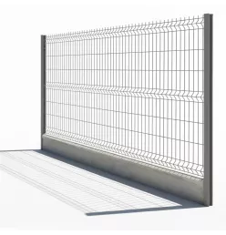 Pro+ Rigid Mesh Fence Kit 5/5mm with Concrete Base