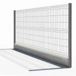 Pro Rigid Mesh Fence Kit 4/5mm with Concrete Base