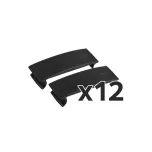 Set of 12 Mounting Shims for Rigid Mesh Fence Panels