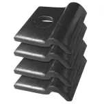 Wall Mount Bracket Set for Rigid Mesh Fence - Pack of 4