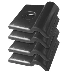 Wall Mount Bracket Set for Rigid Mesh Fence - Pack of 4