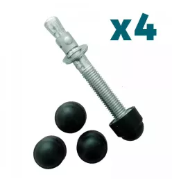 Set of 4 Caps for Fence Studs