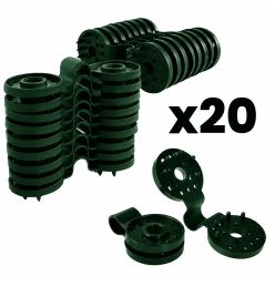 Clips de fixation Brise Vue - sachet de 20 pièces