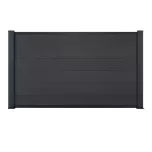 Ness Composite Fence Kit with Solid Boards on Plates