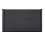 Ness Composite Fence Kit with Solid Boards for Wall Mounting
