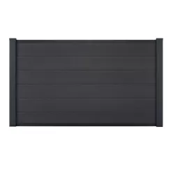 Ness Composite Fence Kit with Solid Boards for Wall Mounting