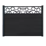 Ness Composite Fence Kit with Solid Boards and Bulle Panel