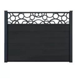 Ness Composite Fence Kit with Solid Boards and Bulle Panel