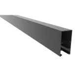 Straight-Edge Composite Fence Board Finishing Cap