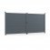 Bordeaux Aluminum Swing Gate 3.00m or 3.50m Wide - 1.70m High - Gray