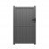 Nice Aluminum Garden Gate 1m Passage x 1.7m Height - Gray