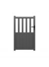 Portillon ALU Valence passage 1m00 - Ht 1m60 - Gris