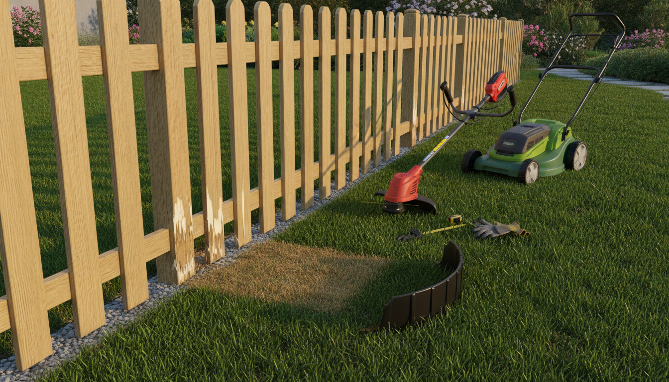 How to Protect Your Fence from Mower and Strimmer Damage?