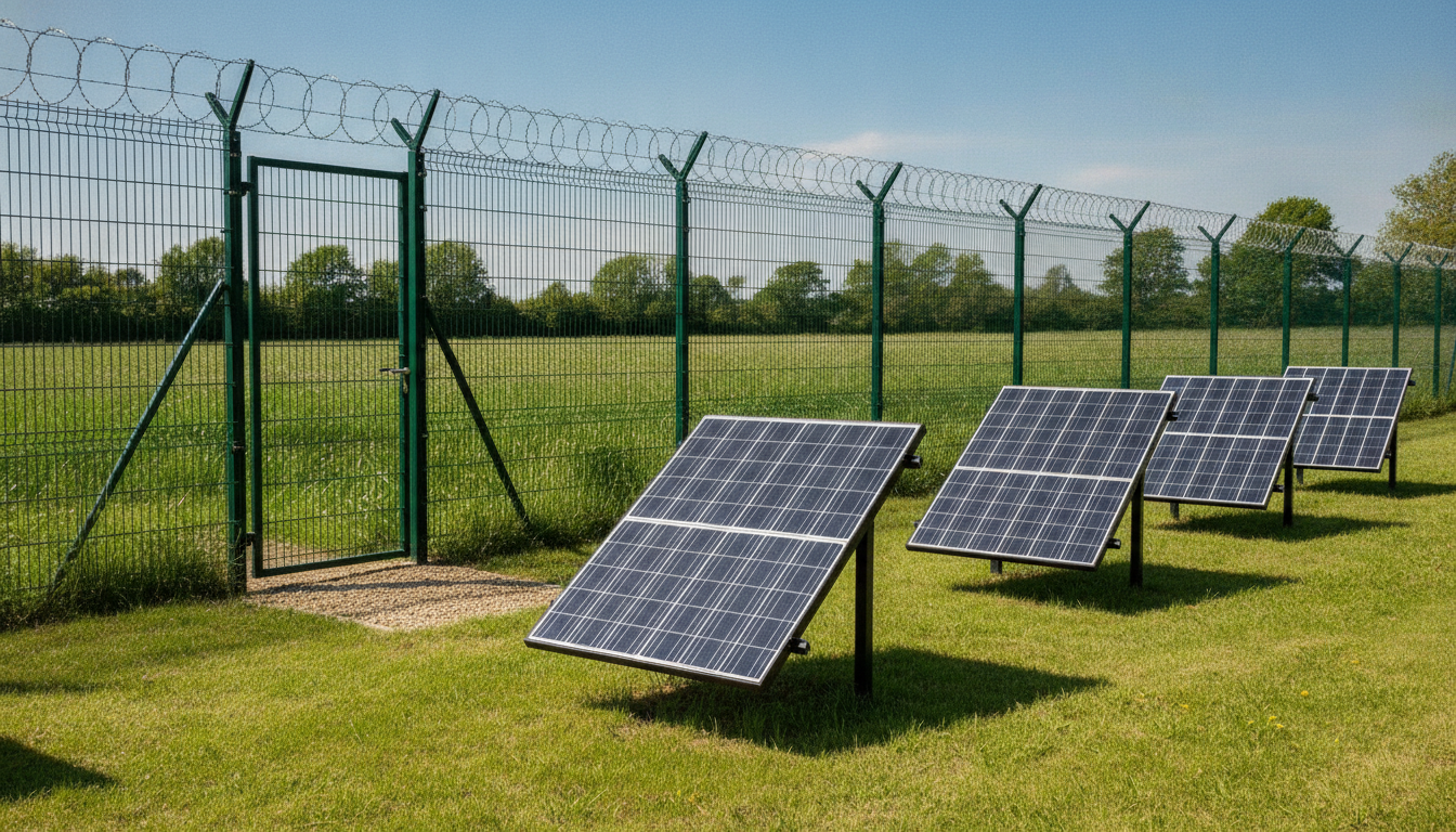 Fencing and Ground-Mounted Solar Panels: What Does the Law Say?