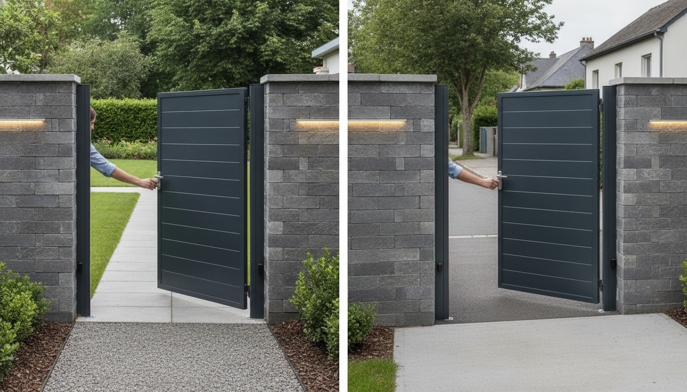Wicket gate: should you choose inward or outward opening?