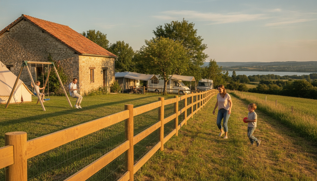 Which fence should you choose for a campsite or a holiday rental?